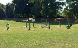 adult keep fit equipment area